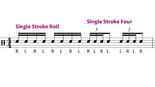 All 40 drum rudiments in under two minutes 🥁🎵😮 [upl. by Nygem714]