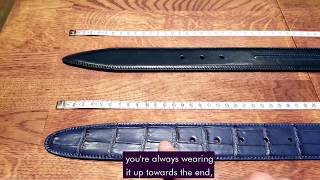 HOW TO ORDER YOUR CORRECT BELT SIZE [upl. by Puklich]