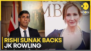 UK PM Rishi Sunak backs JK Rowling as row over Scotlands new hate crime laws escalates  WION News [upl. by Gilli120]