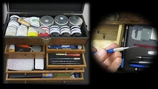 Whats in My Printmaking and Art Supply Storage Toolbox [upl. by Darnoc122]