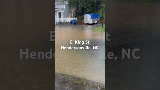 Hendersonville NC flooding [upl. by Ahsurej]