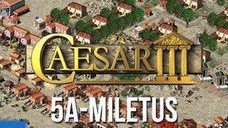 Caesar 3  Mission 5a Miletus Peaceful Playthrough HD [upl. by Spevek]