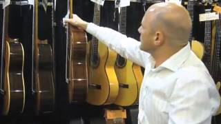 Manuel Rodriguez Spanish Guitar Buying Tips Flamenco Guitar versus Classical Guitar [upl. by Hemminger589]