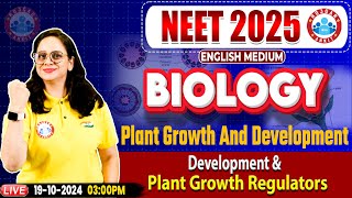 NEET 2025  Plant Growth and Development  Development amp Plant Growth Regulators  NEET Biology [upl. by Hildebrandt620]