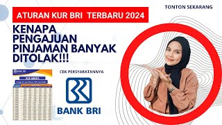 Update Peraturan KUR BRI Terbaru 2024Alasan Pinjaman DITOLAK [upl. by Pippy484]