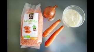 Recette Bio  Soupe de lentilles corail [upl. by Lindi]