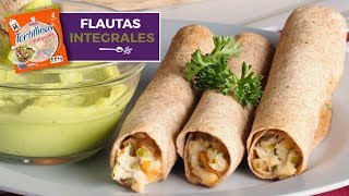 Flautas integrales con Tortillas  Resuelve saludablemente Resuelve con Bimbo [upl. by Jelsma348]