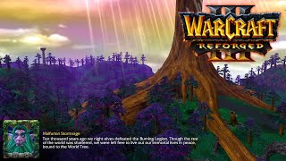 Warcraft 3 Reforged Night Elf Campaign  Chapter 7 quotTwilight of the Godsquot and Finale [upl. by Lenod956]