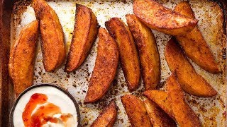 Seasoned Baked Potato Wedges [upl. by Notsuj]