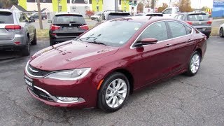 SOLD 2016 Chrysler 200c 24L Walkaround Start up Tour and Overview [upl. by Esertap]