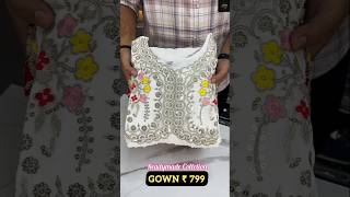 Most trending white gown design shorts fashionkurti anarkali gown [upl. by Butte]