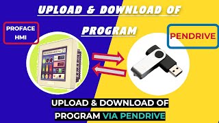 Proface HMI Program Download via Pendrive [upl. by Nysila]