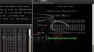 Cracking WPAWPA2 Network Keys in Backtrack 5 Aircrackng [upl. by Eseret]