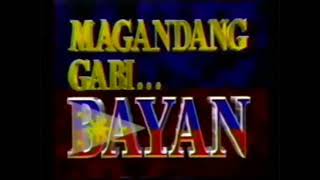 Magandang Gabi Bayan 10th Anniversary Episode Part 2 Teaser 22AUGUST1998 [upl. by Ebbarta565]