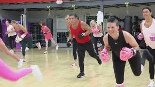 Cathe Friedrichs 516 Fight for Awareness 2 Live Workout [upl. by Inalan]