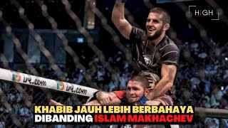 KHABIB NURMAGOMEDOV JAUH LEBIH BERBAHAYA DIBANDING ISLAM MAKHACHEV [upl. by Rosabel]