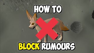 How to set up a BLOCK LIST for Hunters Rumours [upl. by Jo Ann]