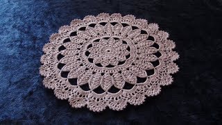 How to Crochet 22 Doily Pattern 719│by ThePatternFamily [upl. by Haakon]