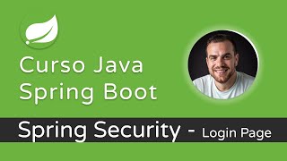 Curso Java Spring Boot  Criar Pagina de Login com Spring Security 24 [upl. by Atihcnoc]