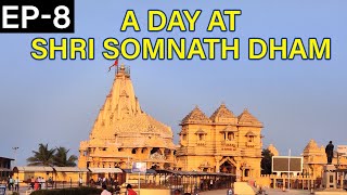 EP 8 Diu to Shri Somnath Dham  Gaulok Dham mBhalka Teertha Ahilya Bai temple [upl. by Dazhehs]