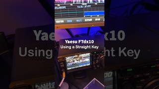 Yaesu FTdx10 Using a Straight Key video 96 in this series hamradio yaesu cw straightkey [upl. by Dachy]