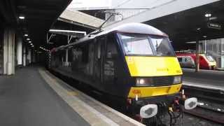 Pretendolino departs London Euston Virgin Trains [upl. by Sihonn]