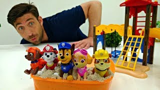 Vidéo pour enfants du Jardin denfant de Romain № 31 Pat Patrouille en jouets [upl. by Sivia]