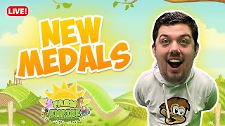 Playtopia Live  New Medals in Farm Empire [upl. by Aneeled191]