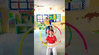 Teaching Dance With Hoola Hoops ❤️😍  shorts viralvideo trending formation newtrend short [upl. by Rehptosirhc165]