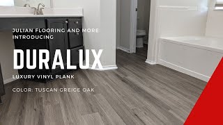 Dura Lux Tuscan Greige Oak Rigid Core Luxury Vinyl Plank vinyl plank [upl. by Moclam424]