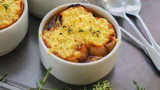 Club de Cocina  Sopa de cebolla con queso Chancol y flan de dulces típicos [upl. by Euk]