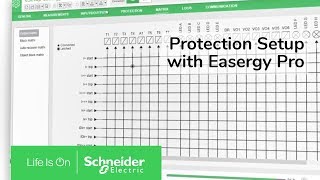 Easergy P3  Overcurrent protection setup with Easergy Pro  Schneider Electric [upl. by Nirro]