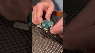 Rolex Milgauss Blue Dial Green Crystal Steel Mens Watch 116400GV Review  SwissWatchExpo [upl. by Ahsieym]