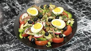 La vrai lauthentique salade niçoise 🥗 Deli Cuisine [upl. by Hazaki]