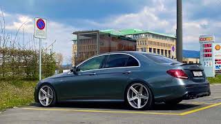 Mercedes W213 Tuning Deep Concave MB Design KV1 EClass eklasse HampR Federn Springs [upl. by Whallon]