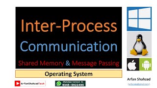 Operating System 4 InterProcess Communication IPC Shared Memory amp Message Passing Part 1 [upl. by Aleit452]