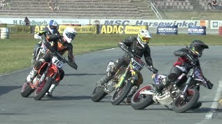 SUPERMOTO DM HARSEWINKEL 2018  RENNEN S4 WEST  BIKE RACING GERMANY 2018 [upl. by Sharia171]