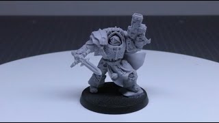 Dark Angels Legion  Praetor in Cataphractii Terminator Armour  Review HH [upl. by Llenahc553]