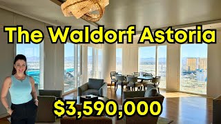 Tour A Dazzling 36M Luxury Condo at Waldorf Astoria Las Vegas [upl. by Cleo]