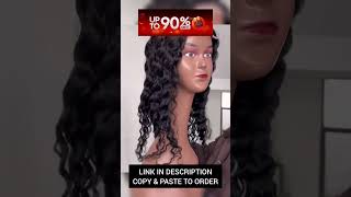 150 Density 4x1 Lace Front Human Hair Wig Deep Wave shortvideo [upl. by Talyah]