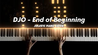 DJO  Beginning Of End Piano Cover  Sheets [upl. by Barde]