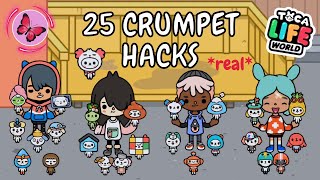 25 Crumpet Hacks  Toca Crumpets in 2022  Toca Boca Free Hacks  Toca Life World TOCA GIRLZ [upl. by Esinehs700]