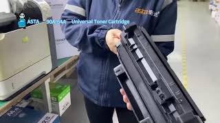 ASTA CE390A 90A CC364A 64A Compatible Toner Cartridge [upl. by Burrows]