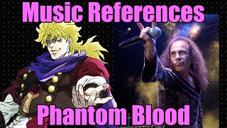 Every Music Reference in JoJo Phantom Blood [upl. by Ramah127]