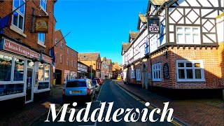 A walk through MIDDLEWICH  England 4k [upl. by Noroj]