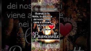 Frasi di buonanotte sms buonanotte amorefrasi della buonanotteMessaggio di buonanotte da dedicare [upl. by Assennej]