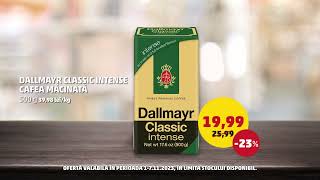 Ofertă Dallmayr Classic Intense Cafea și Timișoreana Bere Blondă  1  7 Noiembrie [upl. by Bohun]