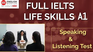 IELTS Life Skills A1 Full Test  Listening and Speaking [upl. by Anirt]