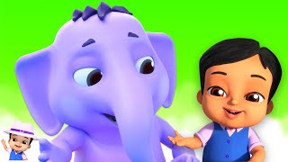 Hathi Hamara Sathi in Bengaliহাতি আমাদের বন্ধু Elephant Cartoon Song in Bengali for Kids [upl. by Anelram739]