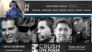 Poker Podcast Under the Gun w David Tuchman 82 quotBrian Rastquot [upl. by Hefter]